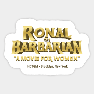 A Movie For Women Sticker